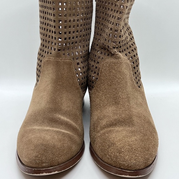 Michael Kors Taupe Suede Ankle Boots Women's - Picture 6 of 8